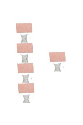 NIYANGLE 5 Pièces Grattoir De Nettoyage En Treillis Métallique Éponges De Nettoyage Nettoyant Pour Tasse Tampon À Récurer Net