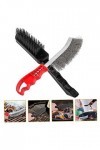 GLEAVI Lot De 4 Brosses Pour Barbecue En Plein Air Brosse À Crasse Épurateur De Fil Sûr Brosse De Nettoyage De La Rouille Bro