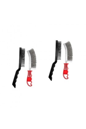 Healeved 4 Pièces Brosse De Barbecue En Métal Pour Barbecues Et Fumeurs DExtérieur Brosse Pour Barbecue Casserole Poêle Bros