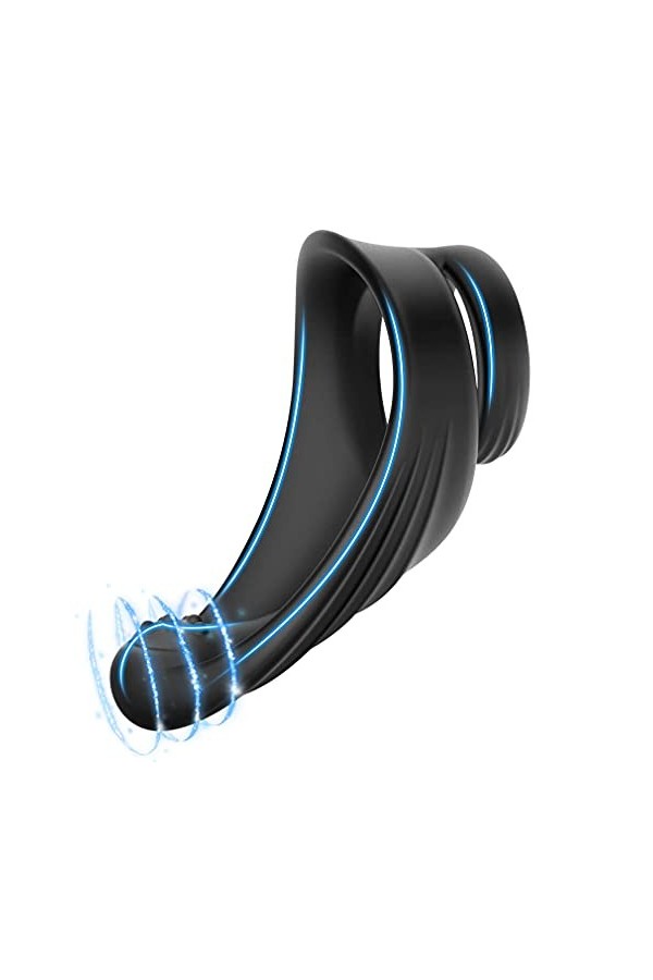 Anneau Vibrant pénis Bague de Retard Masculin Anneaux Penien Homme,Anneau Vibrant ＰéNIS Couple pour Femme Clitờridiên Stimu