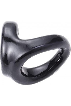 Double C*ôckrîng Bague en silicone pour hommes,bague de mariage en caoutchouc à rebord