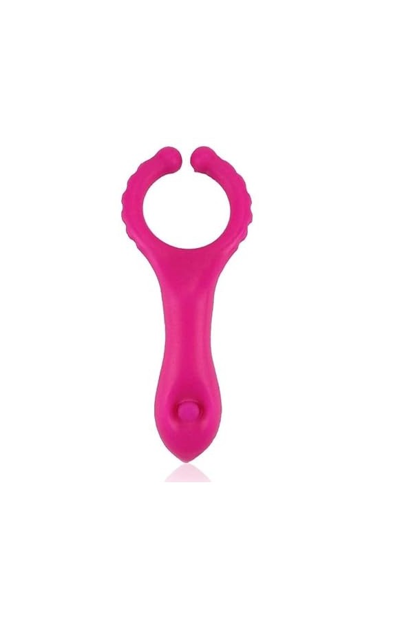 -Anneaux de Pénis Anneau de P-Êňis En Silicone Couple Vitesses T-Shirt Cli-Toris Anneau de Massage