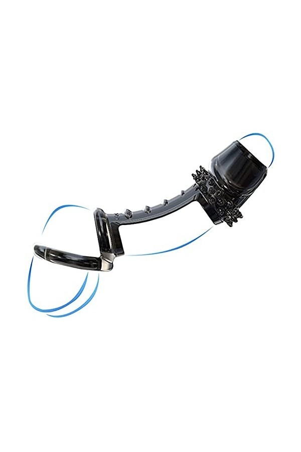 -Masṭurbâṭeur Masculin Anneaux Penien Homme,Double Silicone Étanche Avec Anneau Testiculaire Sèxtôyse Homme Anneau Pe?Nis M-A