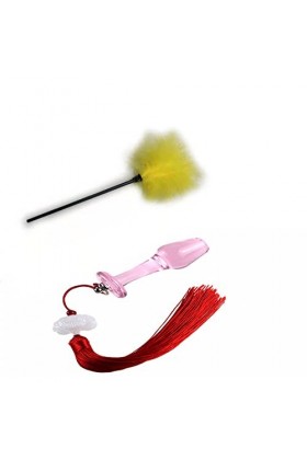 LMK Ƥrĺše änàle Plùg Bütt Anâl gây Unisexe Facile Fantaisie Appréciant Masseur Verre Facile Pour Porter Facile Pour Faire Le 