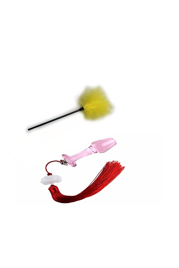 LMK Ƥrĺše änàle Plùg Bütt Anâl gây Unisexe Facile Fantaisie Appréciant Masseur Verre Facile Pour Porter Facile Pour Faire Le 