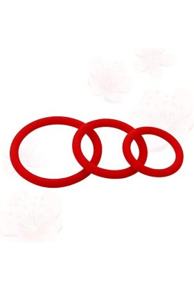 Pack x3 Anneau C&ock Élastique Stretch pour Homme, Souple et Efficace