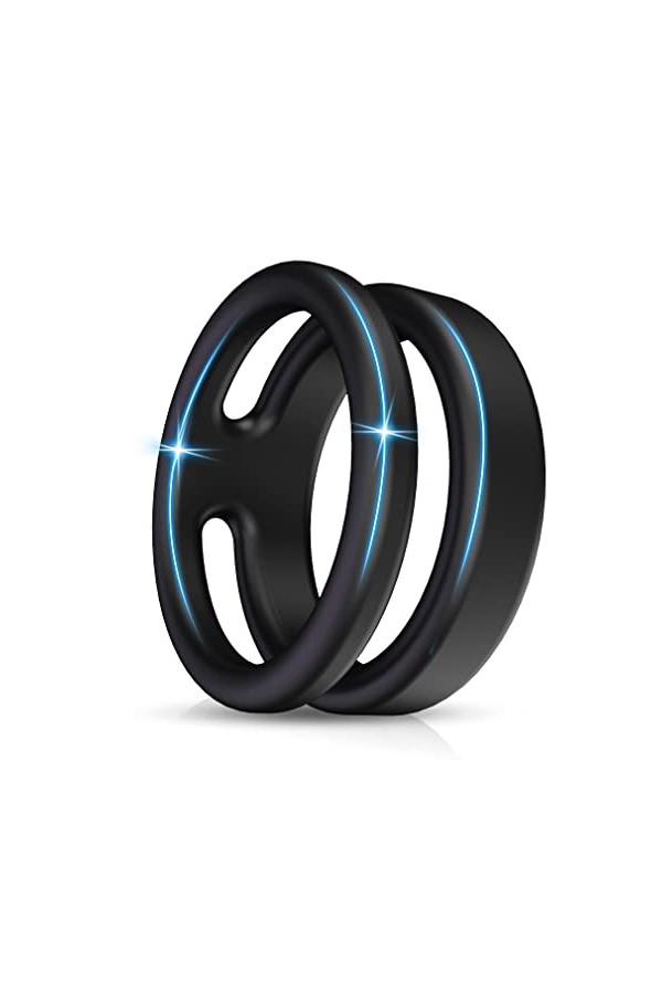 Anneau Vibr-Ömasseur Homme Durable Sîliconê Rêtardemént Anneau pe?nis anneau vibrant pe?*nis pour Vibrant Cöc?ring Couple ann