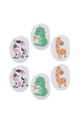 Mobestech 6 Pièces Éponge De Pâte De Bois Éponge De Cuisine Tampon Éponge À Vaisselle Éponges De Nettoyage Fournitures De Net