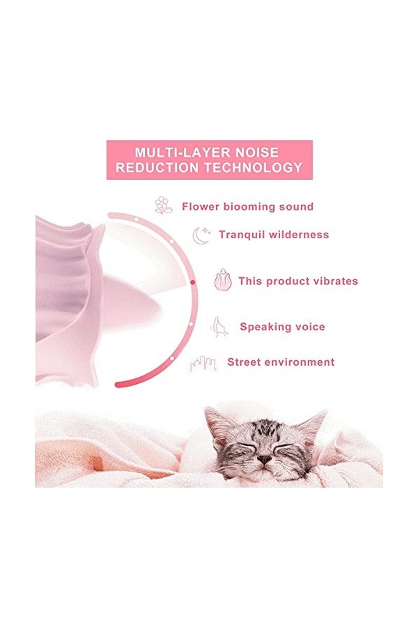 Pink Vîbrømásseúrs Fẹmînin Clìtøridîén Súcëúr Sèxtôyse Sèxtôy Couple Plaîsir Femme portable avec 10 modes Masseur Ġödê Fêmmë 