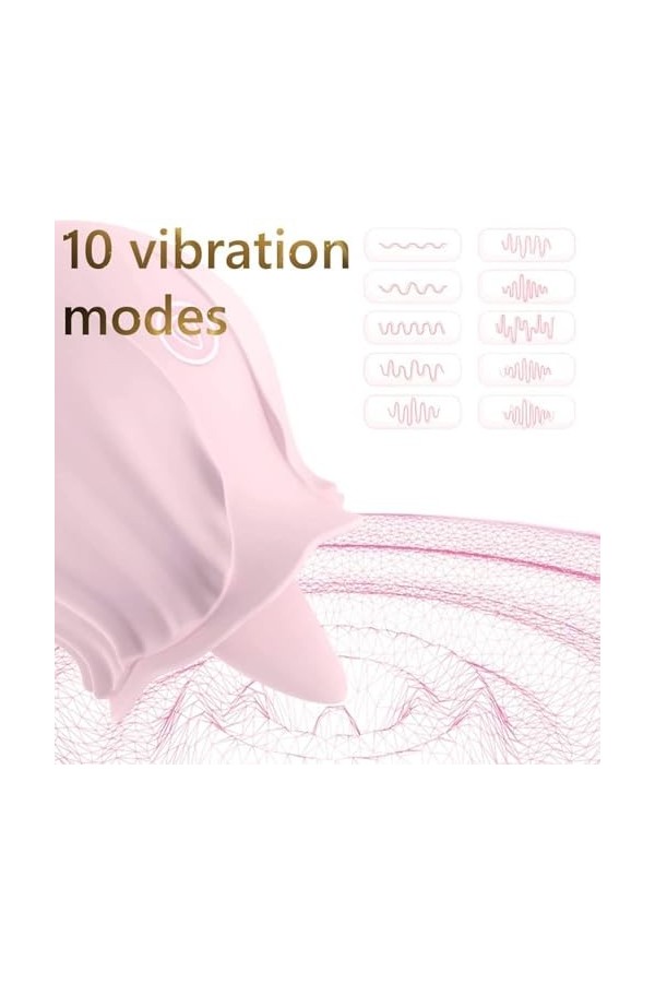 Pink Vîbrømásseúrs Fẹmînin Clìtøridîén Súcëúr Sèxtôyse Sèxtôy Couple Plaîsir Femme portable avec 10 modes Masseur Ġödê Fêmmë