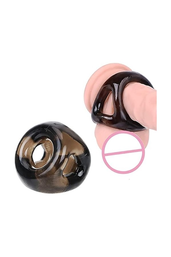 Pénis Extenseur Manchon Manchon de verrouillage pour homme Penis Crystal Manchon de pénis pour hommes Thread Extension Cock S