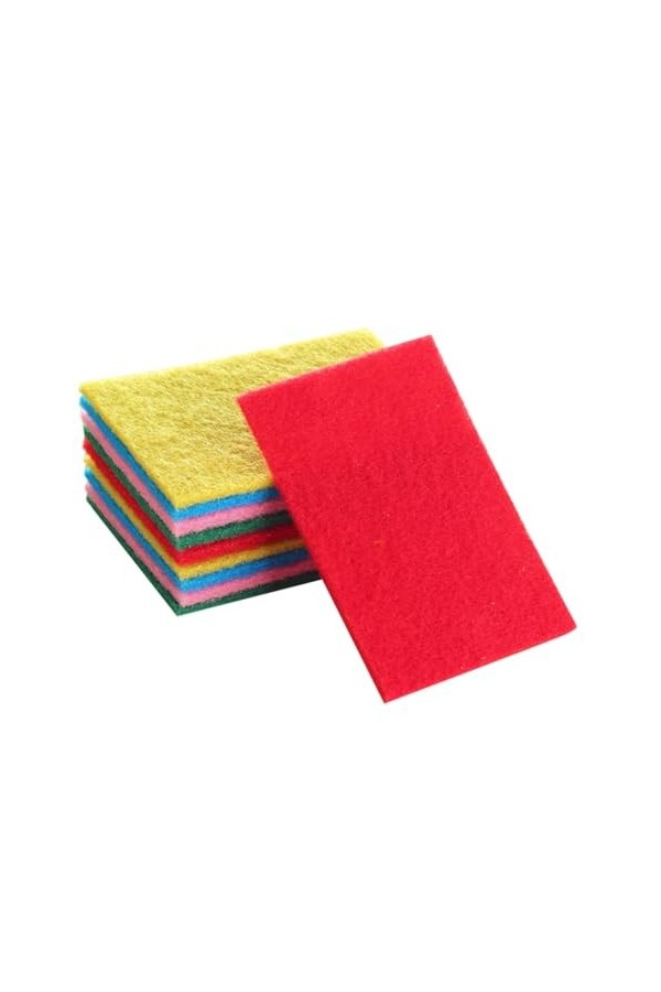 Healifty 100 Pièces Tampon À Récurer Éponge À Vaisselle À Récurer Éponges Éponge De Nettoyage De Vaisselle Éponge À Récurer É