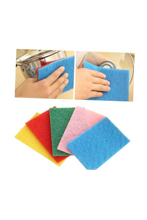 Healifty 100 Pièces Tampon À Récurer Éponge À Vaisselle À Récurer Éponges Éponge De Nettoyage De Vaisselle Éponge À Récurer É