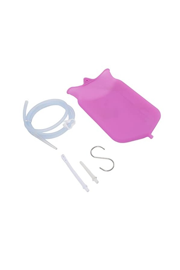Shanrya Kit de Nettoyage du Côlon, Kit de Sac de Lavement Grande capacité Inoffensif pour Garder Propre pour Hommes et Femmes