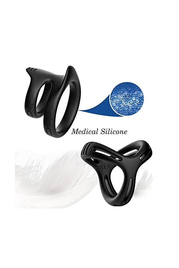 Masseur à rouleaux,à double rouleau Conception,Matériau de silicone, 100% étanche, 243 A10-2390 