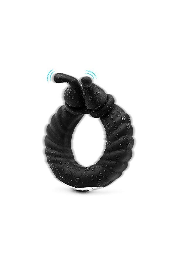 Anneau Vibrant pénis Bague de Retard Masculin Anneaux Penien Homme,Anneau Vibrant ＰéNIS Couple pour Femme Clitờridiên Stimu