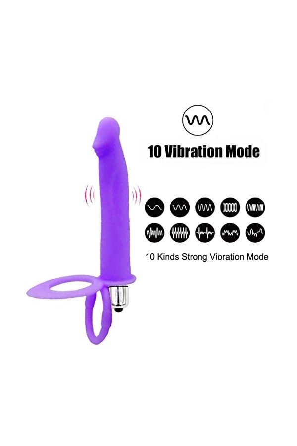 Durable testiculaire pour T-Shirt Homme avec Plaisir Sèxtôyse Anneau PÉNIS Silicone Vibrant pénien Plus Anneau Anneau Vibran