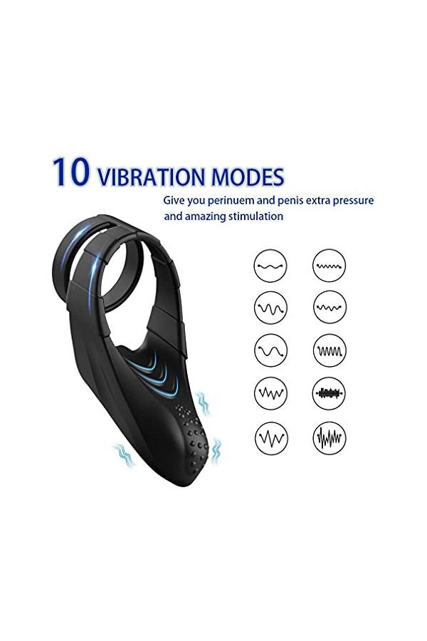 pénis Rêtardemént Anneau Penien - Chargement USB Anneau Homme pour Couple Éjaculation Masculine Retardée MX5