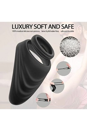 YameiS Anneau de retenue en Silicone Accessoires pour Hommes
