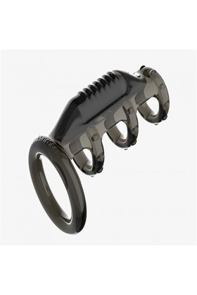 Anneau en caoutchouc souple pour hommes Anneau de verrouillage à vibration retardée Lisse, durable, imperméable, solide et si