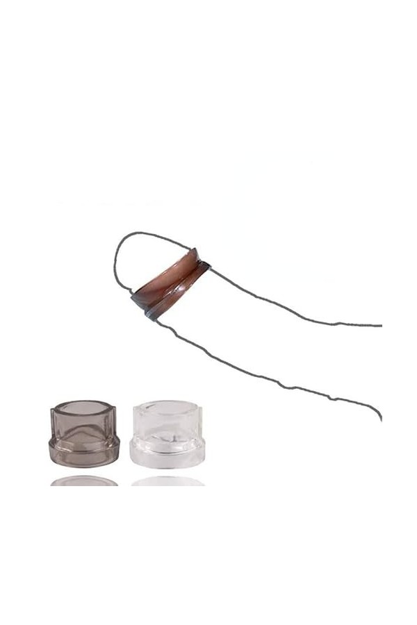 2pcs Hommes correcteur résistance Anneau Retard Fournitures