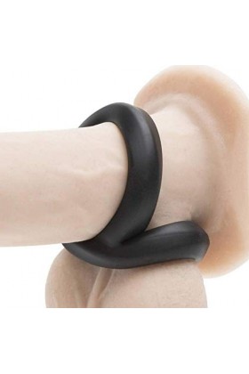 SEX-GONGZHU Anneau de Sport en Silicone-Anneau de Verrouillage en Silicone délai Fixe-Augmentation du Temps de mouvement-A215