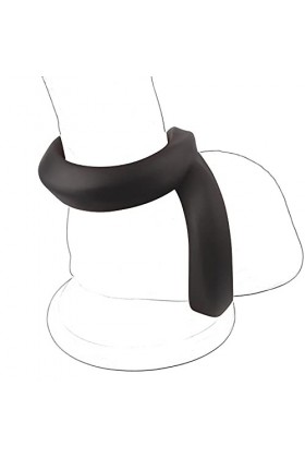 JSSPUN Anneau en Silicone renforcé à 8 Anneaux pour Hommes, enveloppe Polyvalente Souple