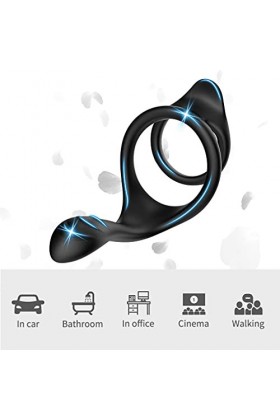 -Culotte Vibrante Homme Masculin Anneaux Penien Homme,Anneau Vibrant ＰéNis Couple Pour Femme Clitờridiên Stimulateur,Vibrờmá