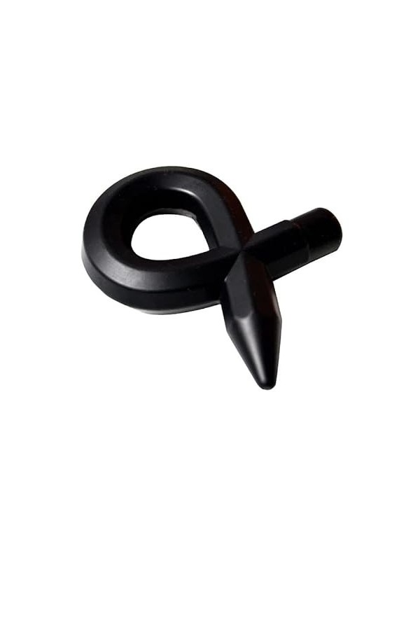 ZYGMIR Anneau en Caoutchouc Souple Noir, Anneau de Sport, Anneau doiseau Masculin, imperméable et Durable -F120