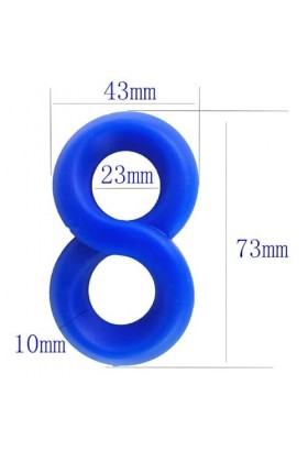 ZYGMIR Anneau en Caoutchouc Souple Noir, Anneau de retardement Portable, Anneau spécialement conçu -F122