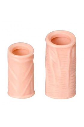 anneaux de pénis et de testicule Anneau Pe?nis Double Silicone Durable Sèxtôyse Plaisir T-Shirt avec Étanche pénien Anneau Do