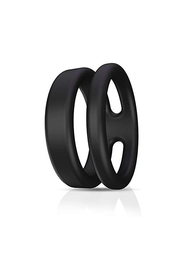 - Ğøđe Érection PéNis Anneaux de Pénǐs Et de Testicule Double Pénǐen M-Asseur T-Shirt Anneau Penis Plaisir Anneau Anneau Pen