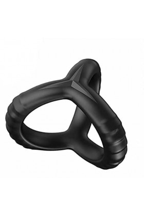 rebesco Anneau en Silicone Noir pour Hommes pour débutants