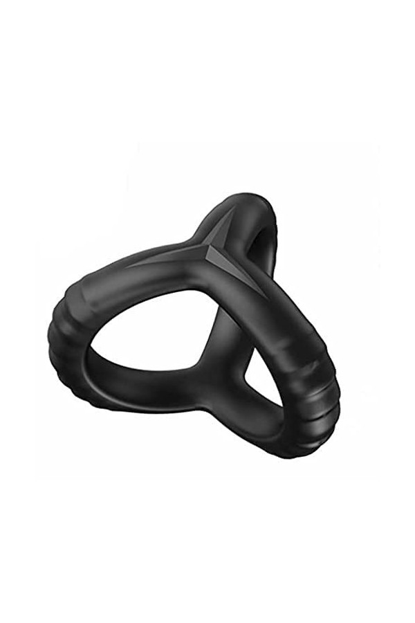 rebesco Anneau en Silicone Noir pour Hommes pour débutants