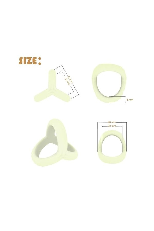 Silicone Night Glow Prosporous Life Durable Scaps Stabilité bien conçue Strong and Sturdy