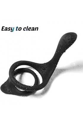 PUNB Anneau M-asseur Télécommande Anneau Vibrant Double Annｅau Vîbrant PｅnIS pour Couple Homme Pｅnien Vibratｅur