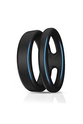 Anneau Triple de Retard Jouet Massage Exercer Différé Vibrànt Anneau P-ÊŇIs Pẹns Vibrant Manchon Silicone Homme Adapté Retard