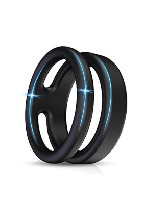 anneau penien - anneau homme pénis Sèxtôyse Homme Anneau Masculin Anneaux Penien Homme, Silicone Étanche avec Anneau testicul