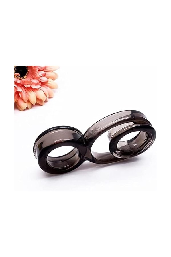 JSUOEO 1PC Silicone Flexible de Haute qualité, Anneau de Sport pour Hommes en Forme de 8