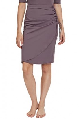 Gottex Jupe à nouer modeste en surplis, Cèdre modeste, XL