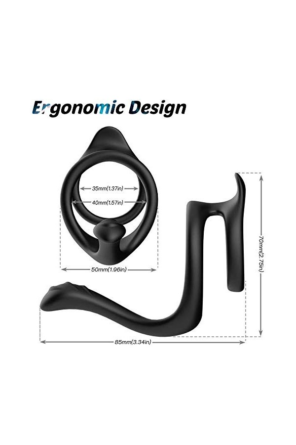 anneau penien - anneau homme Ǎnnêau pénîên PÉNIS Homme Anneau Penien Anneaux de pénis Anneau De P-ÊŇIs en Silicone, étanche 