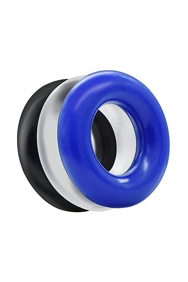 anneau penien - anneau homme Ṥexťờyse Homme Anneaux Pénién Masculin Anneaux Penien Homme,Double Silicone Étanche avec Anneau 