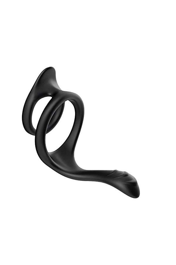 Anneau pénien Silicone médicale Anneaux péniens pour l’amélioration de la puissance sexuelle Cockring en Silicone pour Augmen