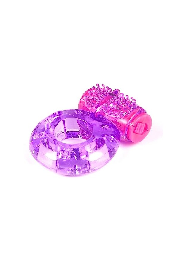 Vîbrômâsseurs Féminin homme Adultes Anneau De P-ÊnIs Anneau Vibrant P-Ênis En Silicone Premium Cli-Toris Anneau De Massage