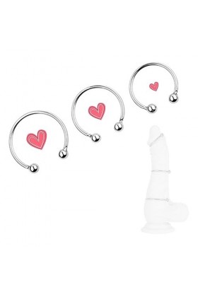 Ensemble de bagues pour couples anneaux de promesse anneaux ensemble de trois pièces en acier inoxydable renforcé anneau joue