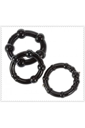 wcsaizpl Set de 6 bagues en silicone pour homme bodàgé chambre