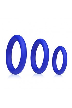 US-DXB Anneau en Silicone pour Hommes Produits de Sexe pour Hommes Bleus