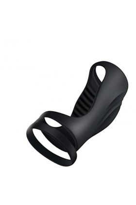 Anneau fin de verrouillage de retard doux pour la peau en silicone, anneau de sport de fitness