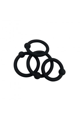 sensensen Anneau Silicone Noir Ċoōḳ Rịṇg-Stretch Ring-Waterproof