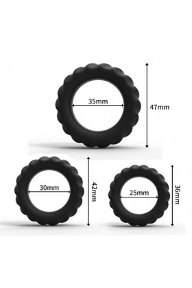 VCOOTS Anneau de Gymnastique dintérieur en Silicone, 3 Tailles 25 mm, 30 mm, 35 m - 9